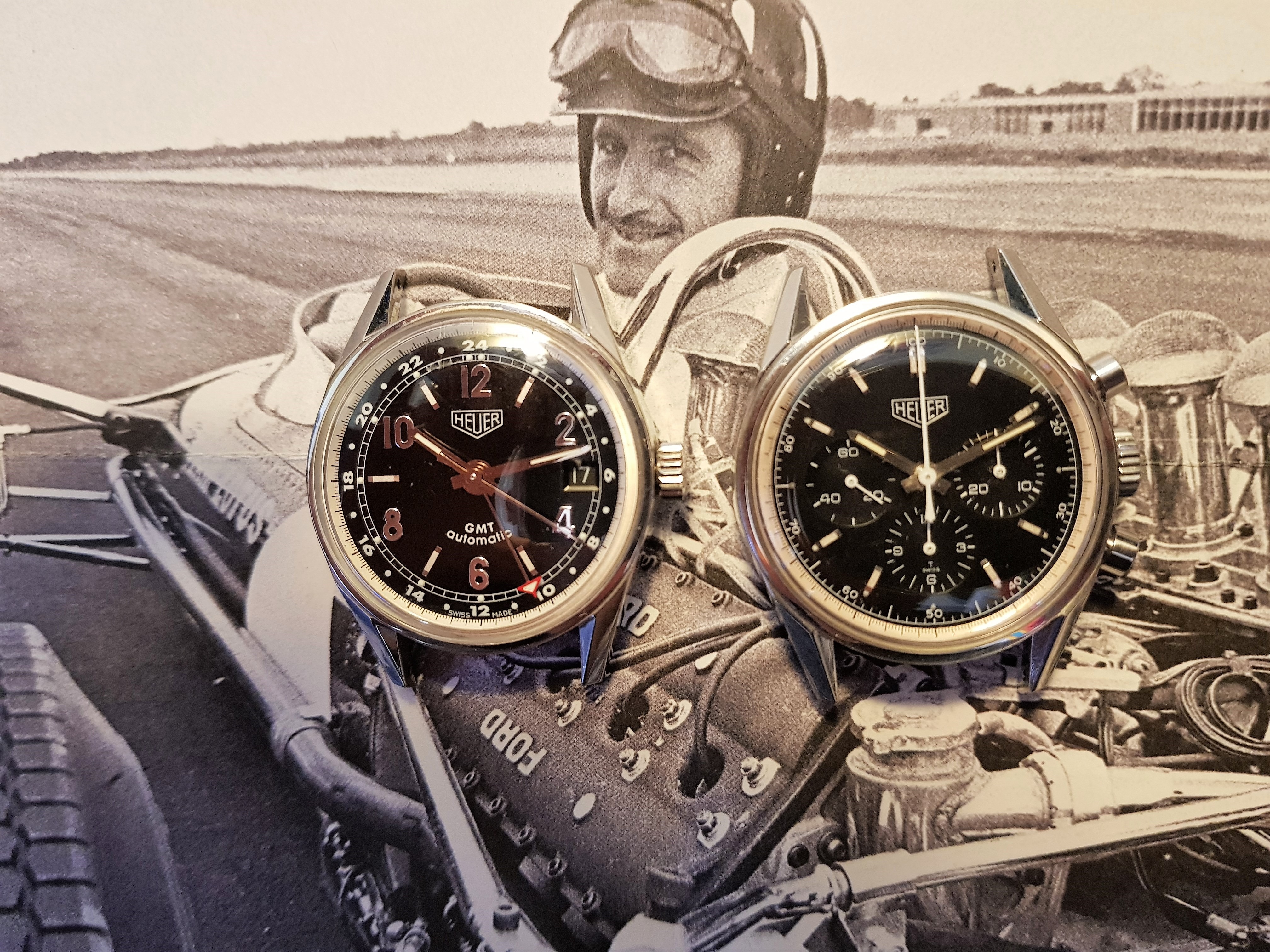 Heuer Carrera WS2113 and CS3111 re-editions