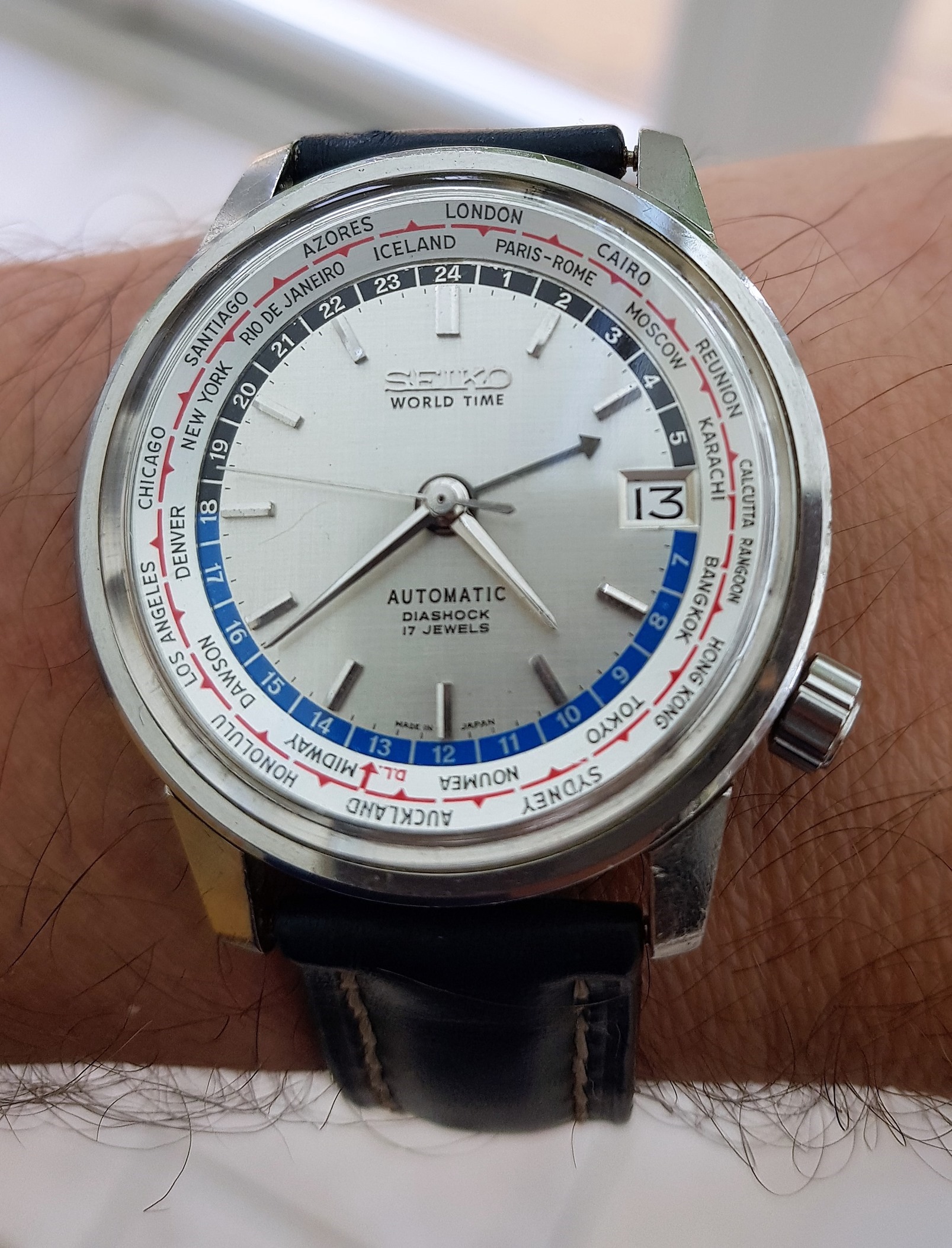 Seiko 6217-7000 World Time from 1967