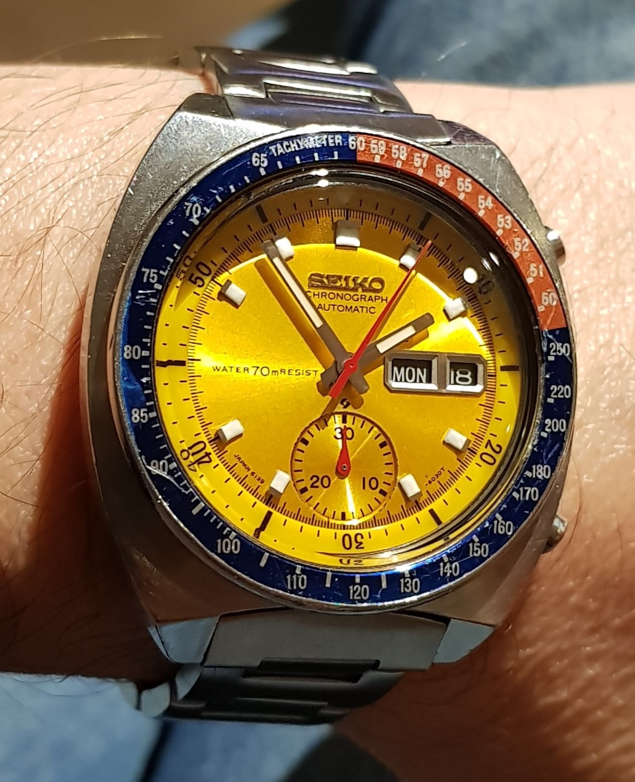 Arriba 97+ imagen 1960 vintage seiko 6139-600x pogue pepsi